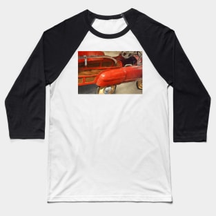 Fire Truck Pedal Car Baseball T-Shirt